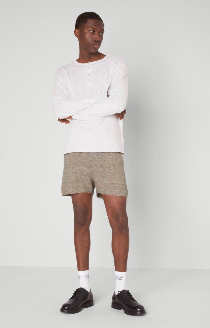 American Vintage Short Homme Cybertown - BOULGOUR CHINE Beige - E22