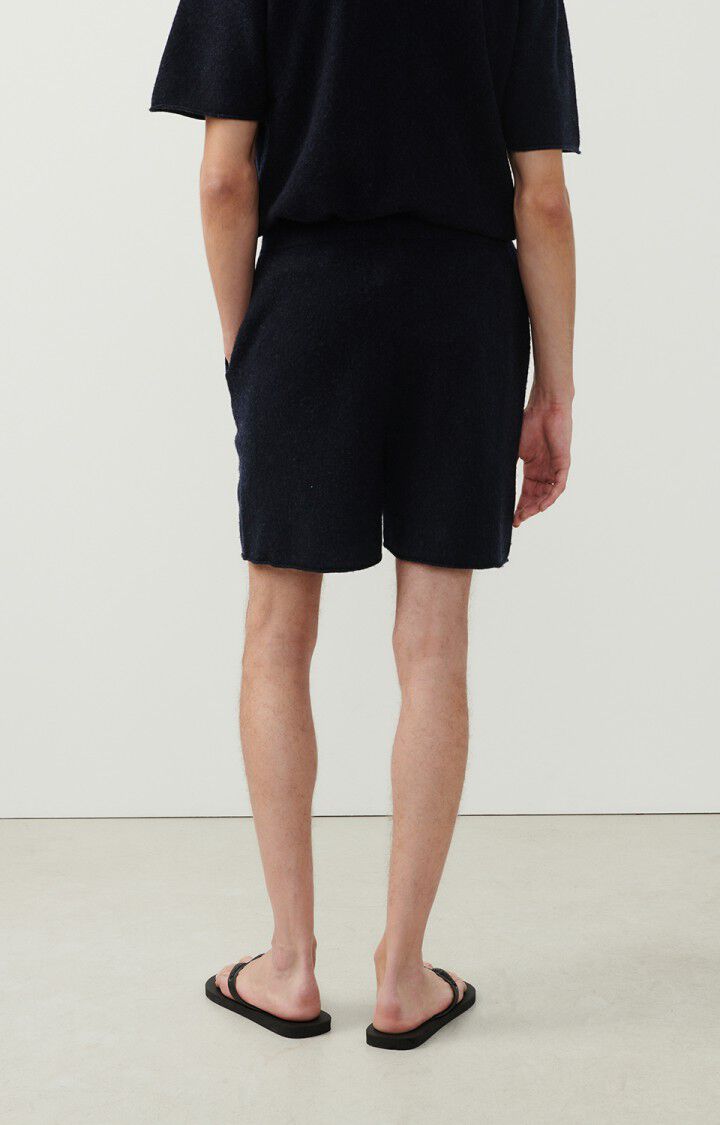 American Vintage Short Homme Docatown - NAVY CHINE NOIR Noir - E24