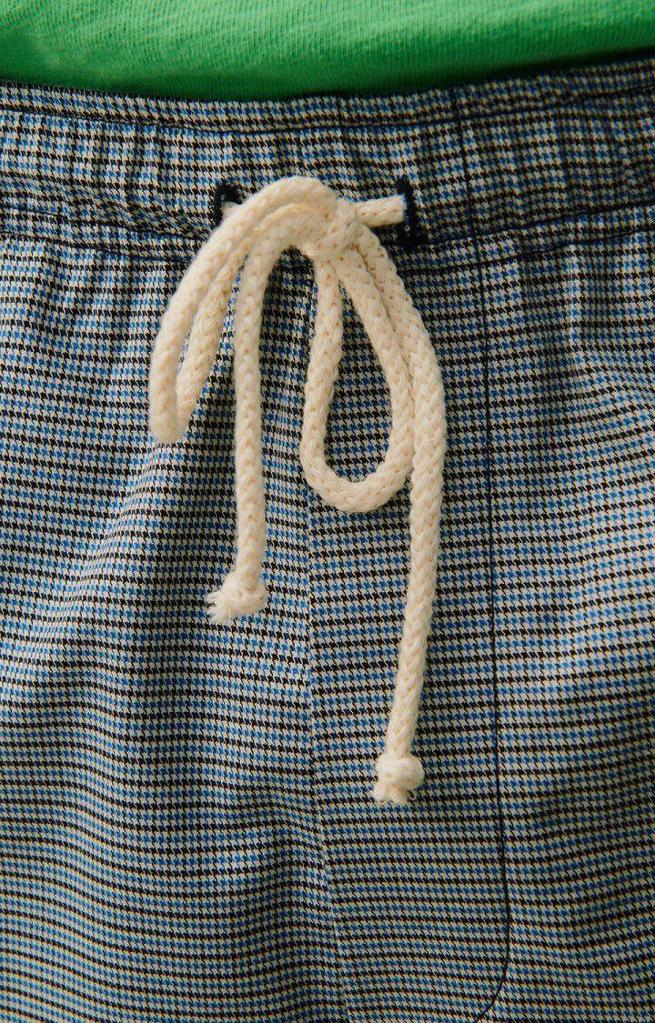 American Vintage Short Homme Dofybay - PIED DE POULE BLEU Bleu - E24