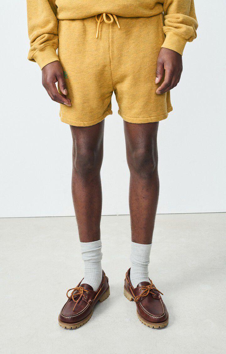 american vintage Short homme Doven - CURRY SURTEINT Jaune - H24
