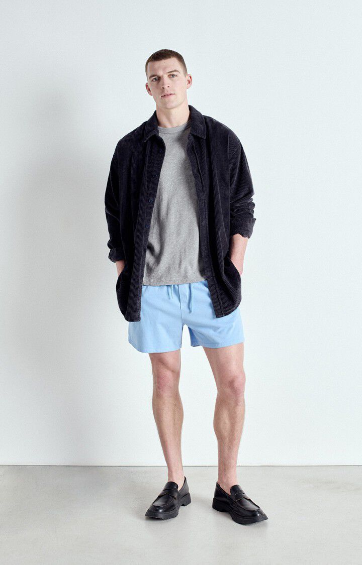 American Vintage Short Homme Fazy - ATMOSPHERE VINTAGE Bleu - E25