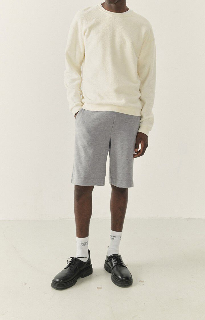 american vintage Short homme Feelgood - GRIS CHINE Gris - H22