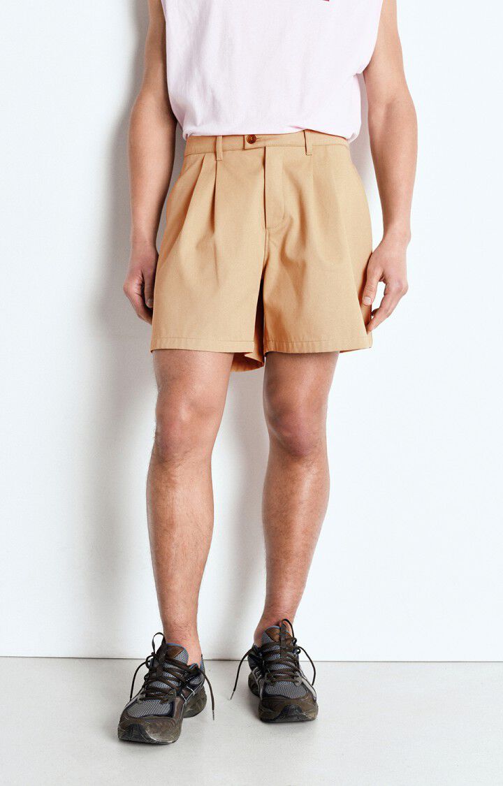 american vintage Short homme Gozzy - SESAME Beige - E25