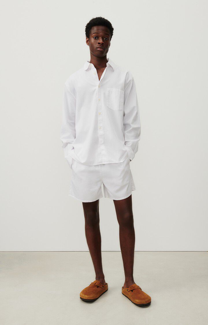 American Vintage Short Homme Iskorow - BLANC Blanc - E24