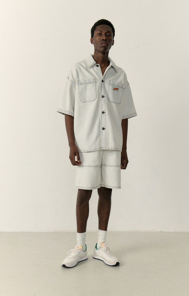 american vintage Short homme Joybird - SUPER BLEACHED Blanc - E23