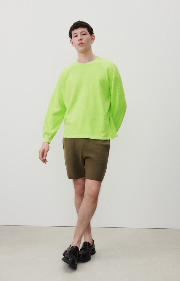 American Vintage Short Homme Marcel - BUISSON CHINE Vert - E24