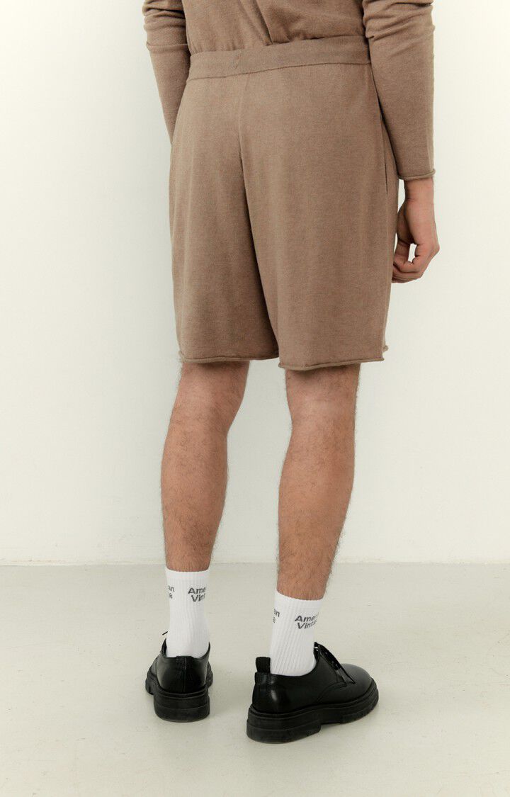 American Vintage Short Homme Marcel - CAFE AU LAIT CHINE Marron - E23