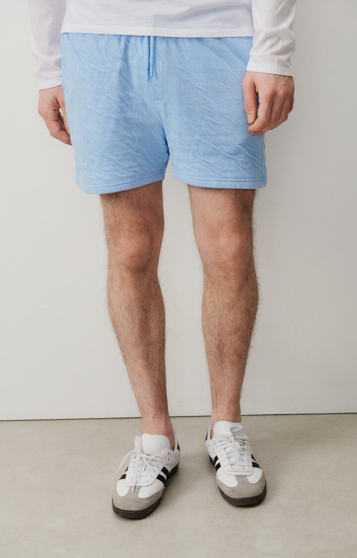 american vintage Short homme Oloday - BANQUISE Bleu - E24