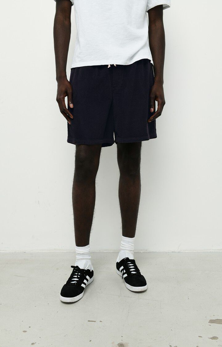 american vintage Short homme Padow - CARBONE Noir - E22