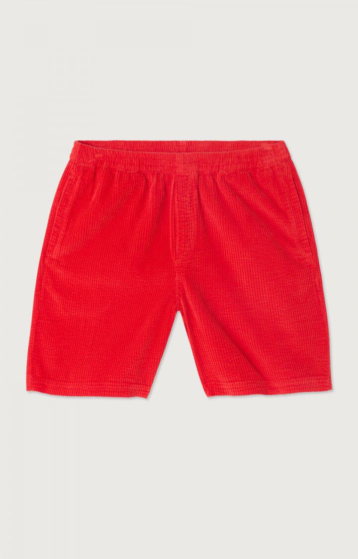 american vintage Short homme Padow - COEUR VINTAGE Rouge - E25
