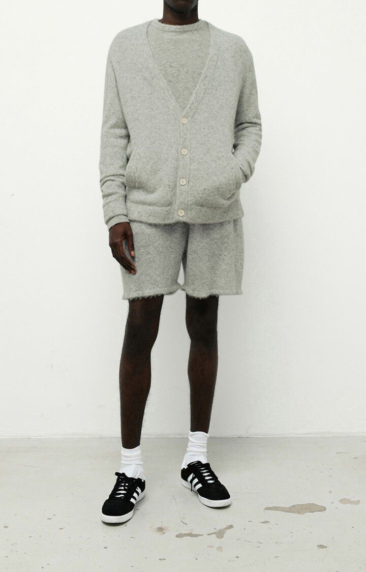 American Vintage Short Homme Razpark - POLAIRE CHINE Gris - E22