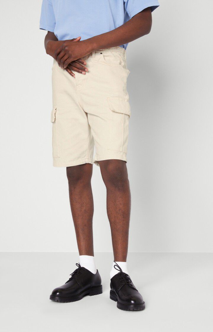 american vintage Short homme Snopdog - ECRU Beige - E20