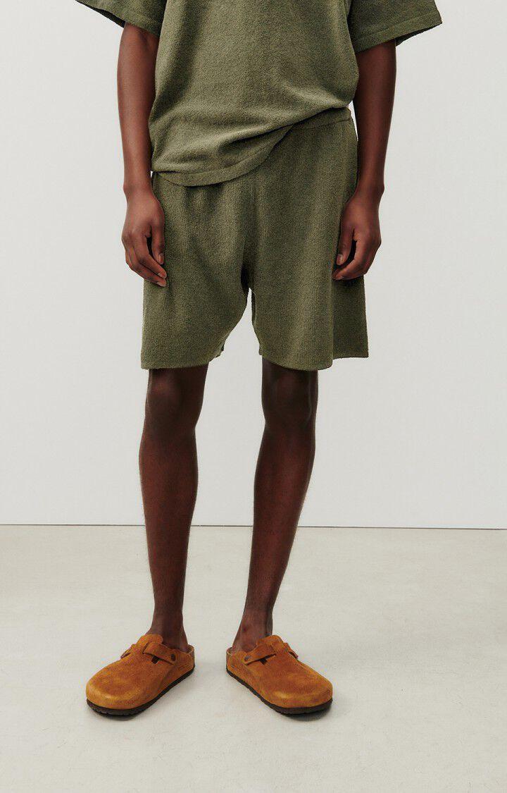 american vintage Short homme Tawabay - MILITAIRE Marron - E24