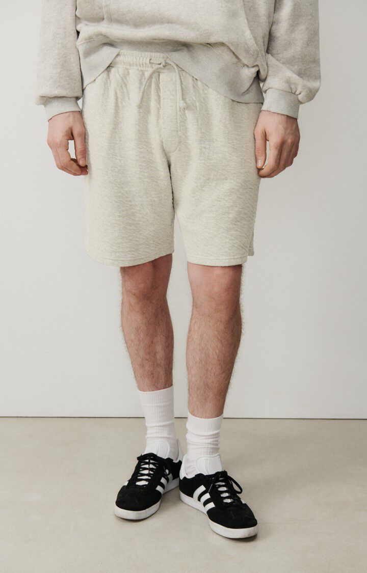 american vintage Short homme Yatcastle - GRIS CHINE Gris - E24