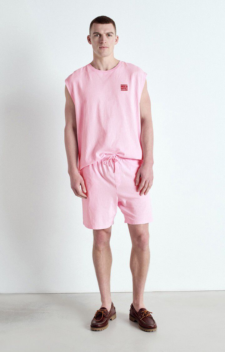 American Vintage Short Homme Ykobow - GUIMAUVE Rose - E25