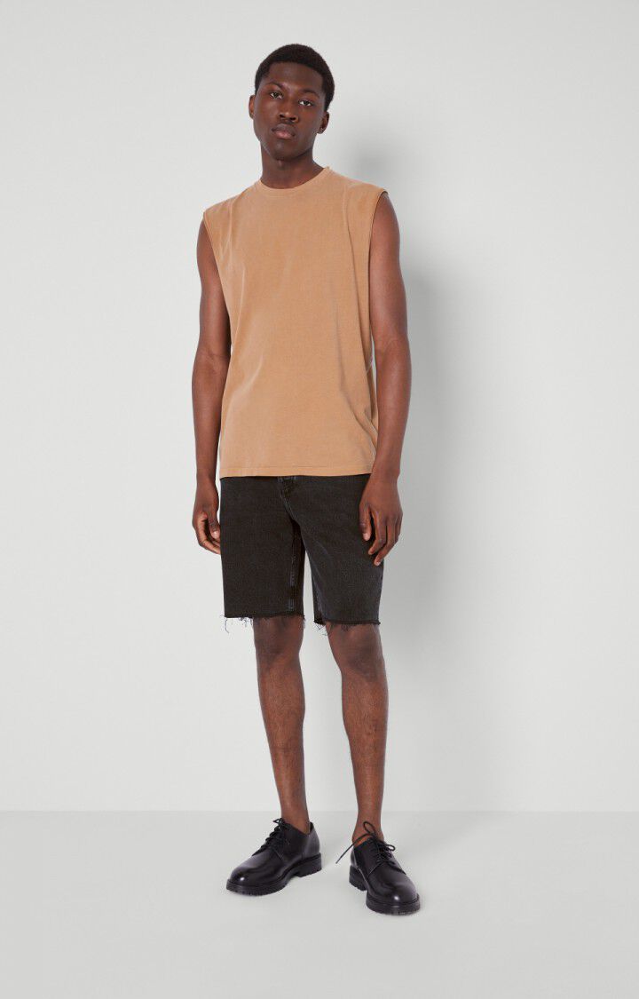 American Vintage Short Homme Yopday - BLACK POIVRE ET SEL Noir - E20