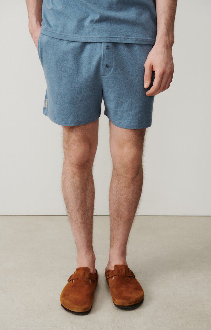 american vintage Short homme Ypawood - TONNERRE CHINE Bleu - H24