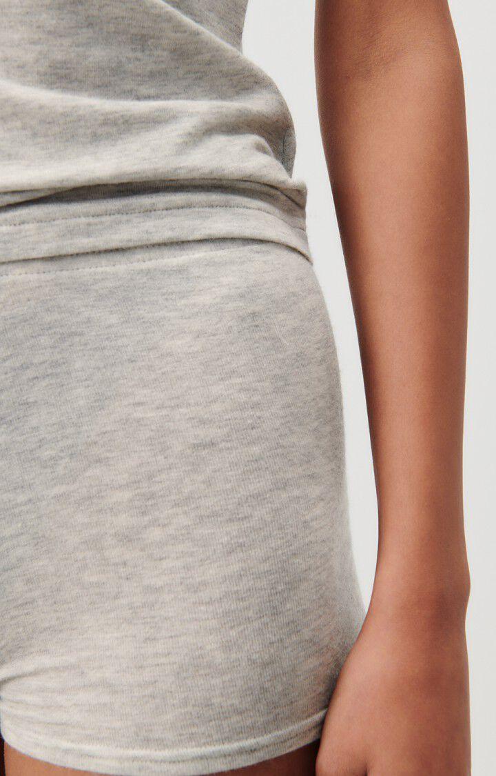 American Vintage Shorty Femme Vediny - GRIS CLAIR CHINE Gris - E24