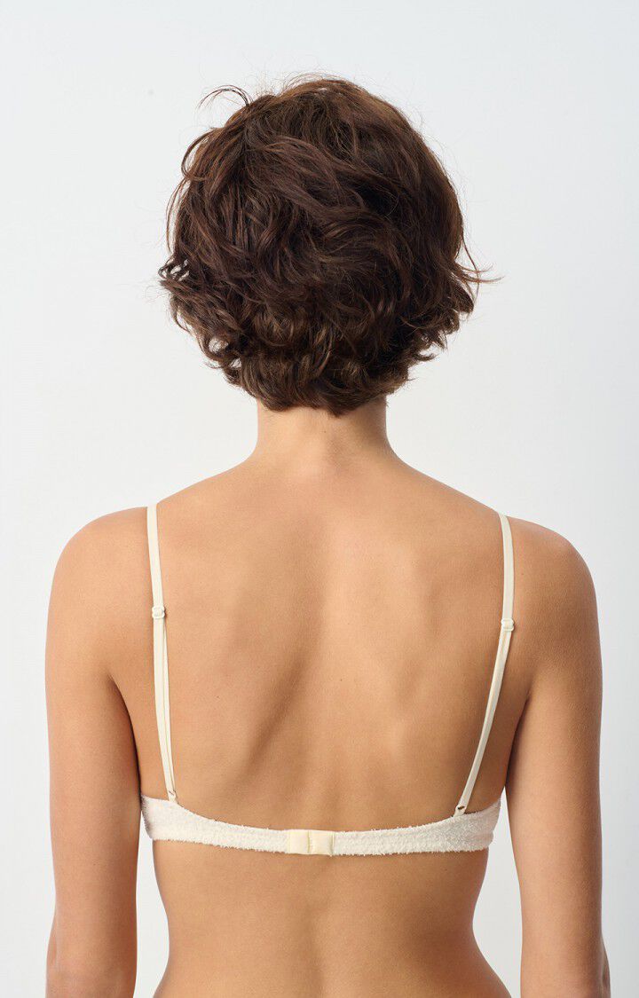 American Vintage Soutien-gorge Femme Bobypark - ECRU 0 Fines Bretelles Beige - E25