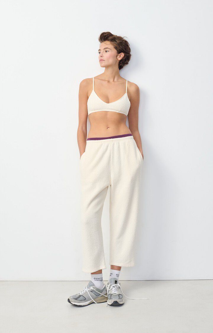 American Vintage Soutien-gorge Femme Bobypark - ECRU 0 Fines Bretelles Beige - E25