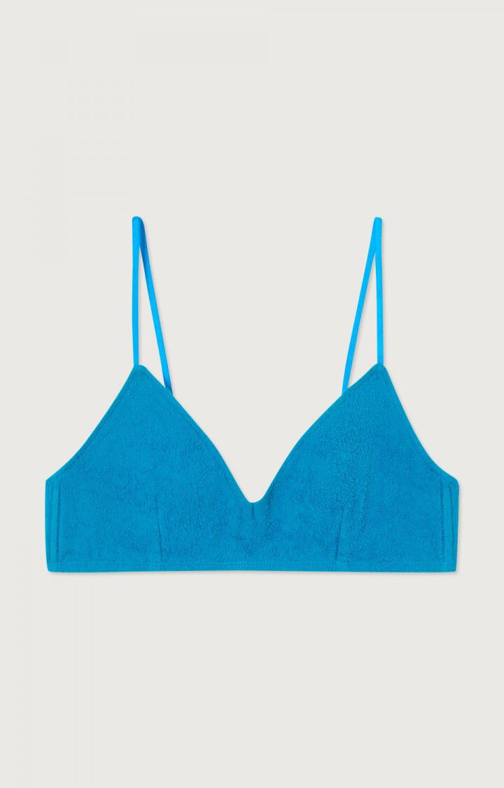 American Vintage Soutien Gorge Femme Bobypark - RIVAGE 0 Fines Bretelles Bleu - E23