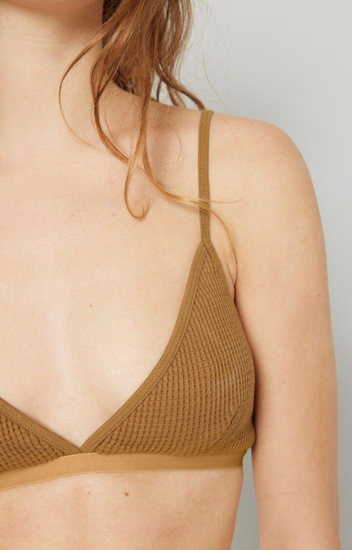 American Vintage Soutien-gorge Femme Mikewish - ANTILOPE Fines Bretelles Marron - H19