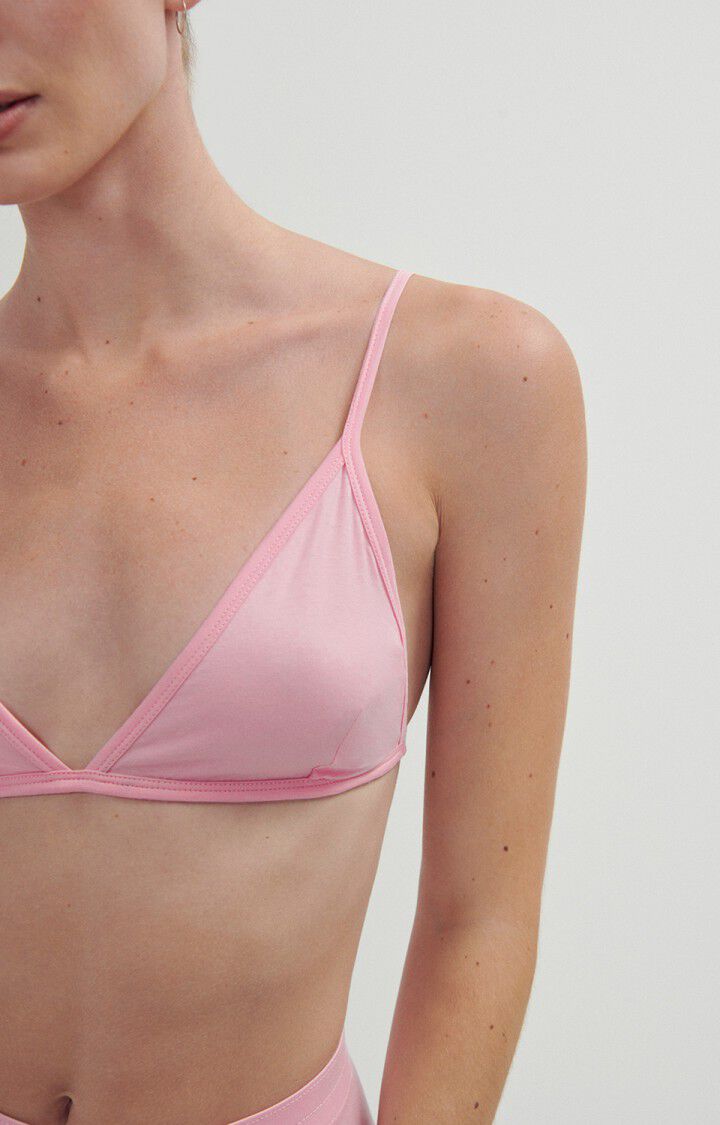 American Vintage Soutien-gorge Femme Synorow - DOUCEUR 0 Fines Bretelles Rose - E24