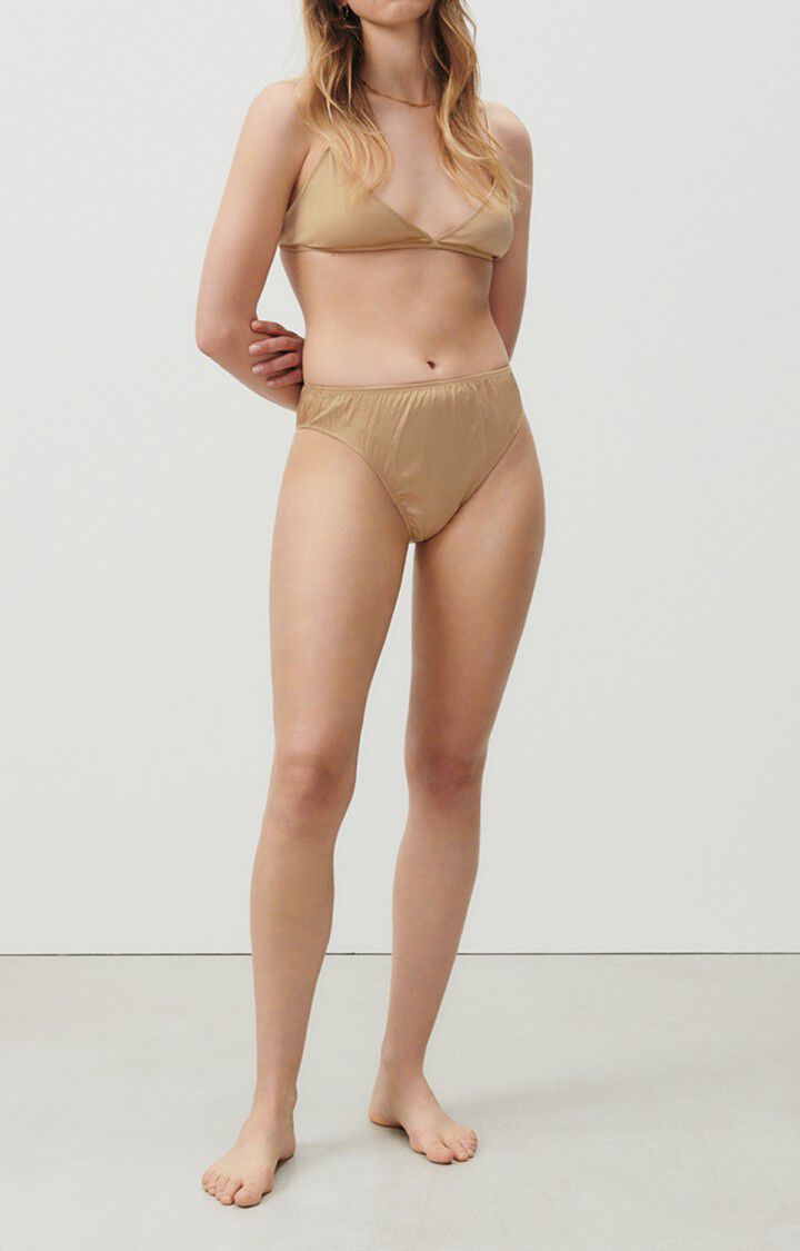 American Vintage Soutien Gorge Femme Widland - FICELLE 0 Fines Bretelles Beige - E23