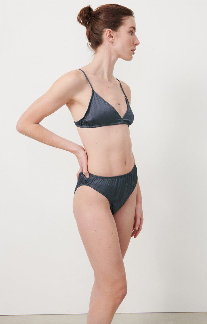 american vintage Soutien gorge femme Widland - OMBRE 0 Fines bretelles Bleu - E23