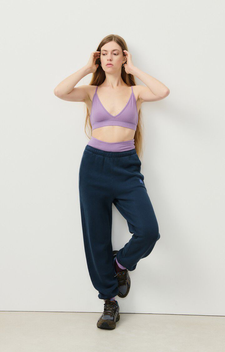American Vintage Soutien-gorge Femme Ypawood - AMETHYSTE CHINE 0 Fines Bretelles Violet - H24