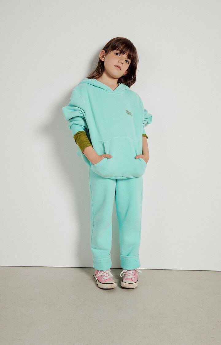 American Vintage Sweat à Capuche Enfant Izubird - CARAIBES VINTAGE 36 Manches Longues Bleu - H23