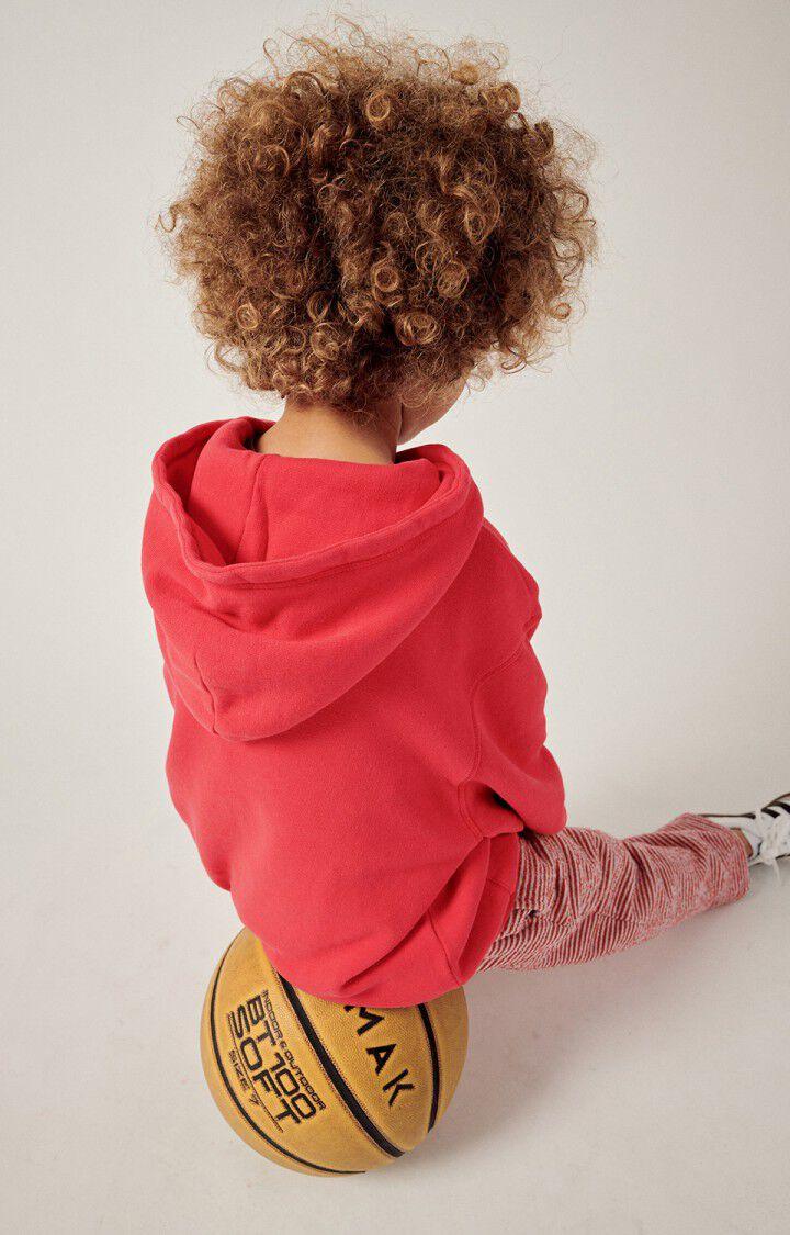 American Vintage Sweat à Capuche Enfant Izubird - SALSA VINTAGE 36 Manches Longues Rouge - E23