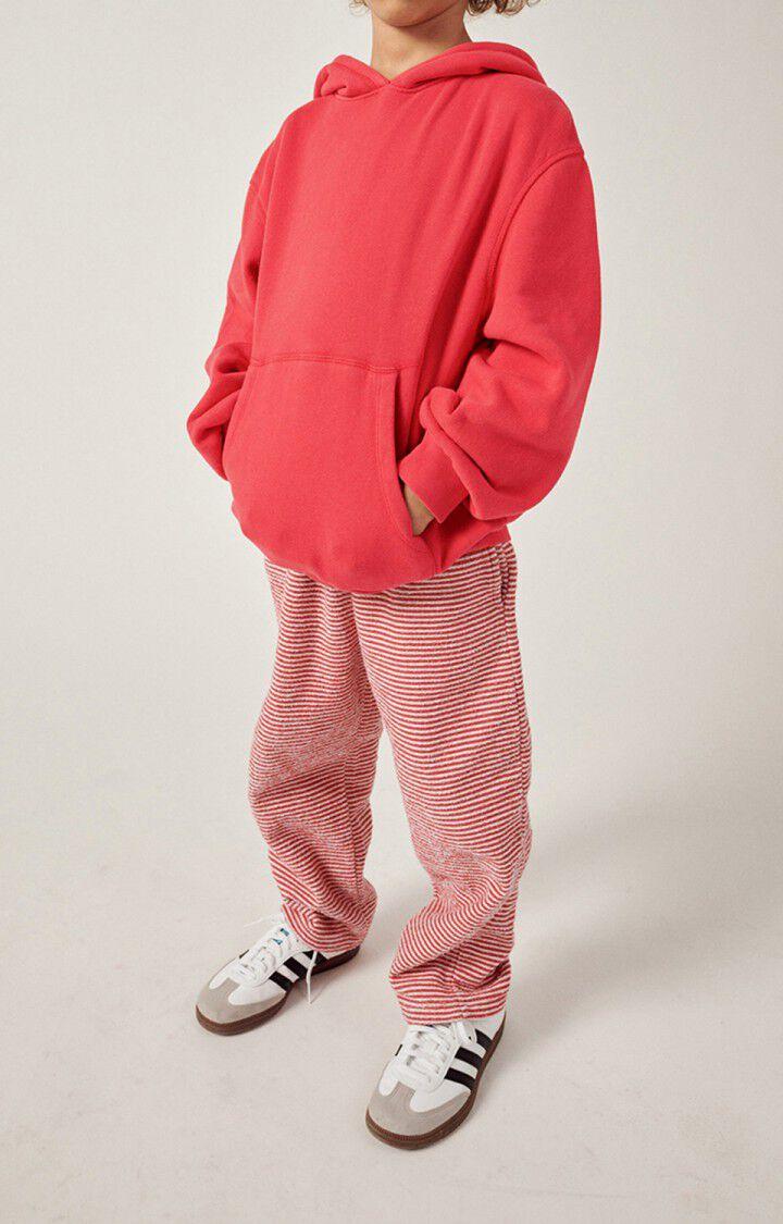 American Vintage Sweat à Capuche Enfant Izubird - SALSA VINTAGE 36 Manches Longues Rouge - E23