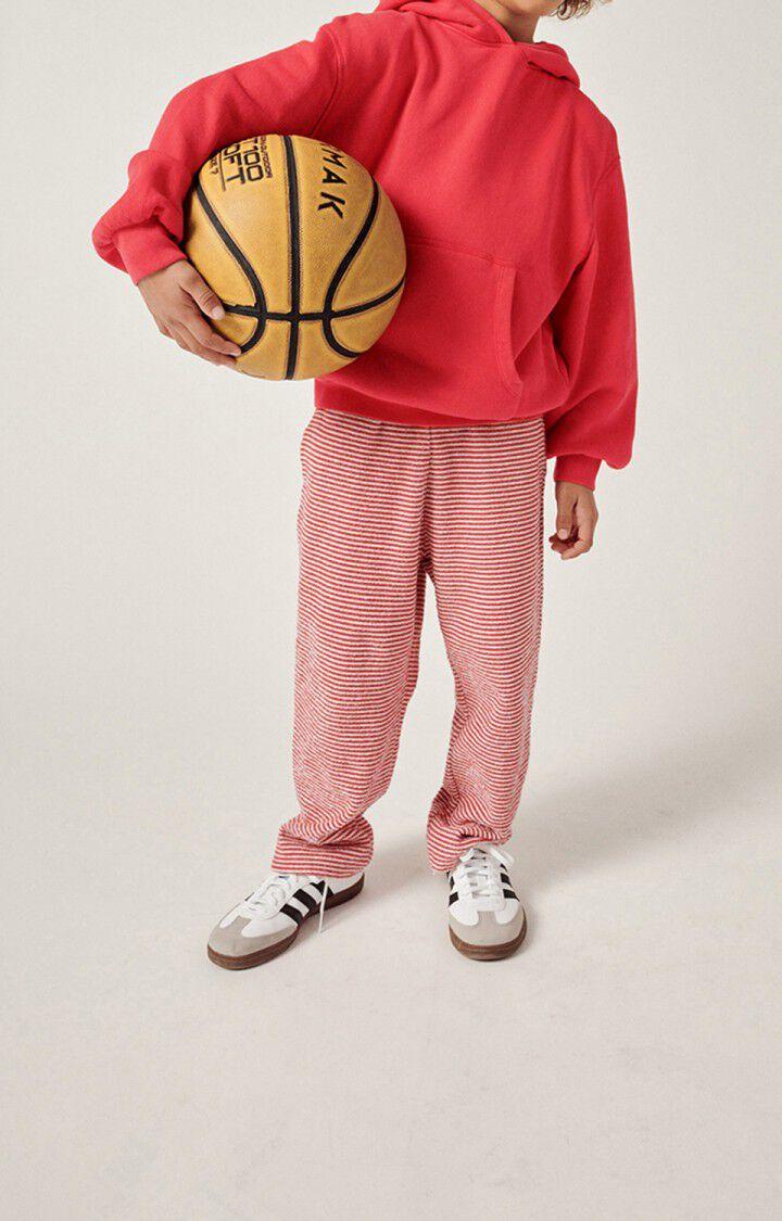 american vintage Sweat à capuche enfant Izubird - SALSA VINTAGE 36 Manches longues Rouge - E23