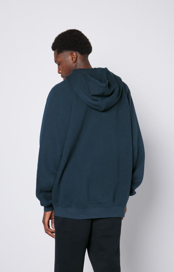 American Vintage Sweat à Capuche Homme Uticity - NAVY VINTAGE 80 Manches Longues Bleu - E23