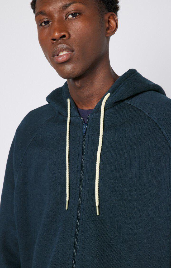 American Vintage Sweat à Capuche Homme Uticity - NAVY VINTAGE 80 Manches Longues Bleu - E23