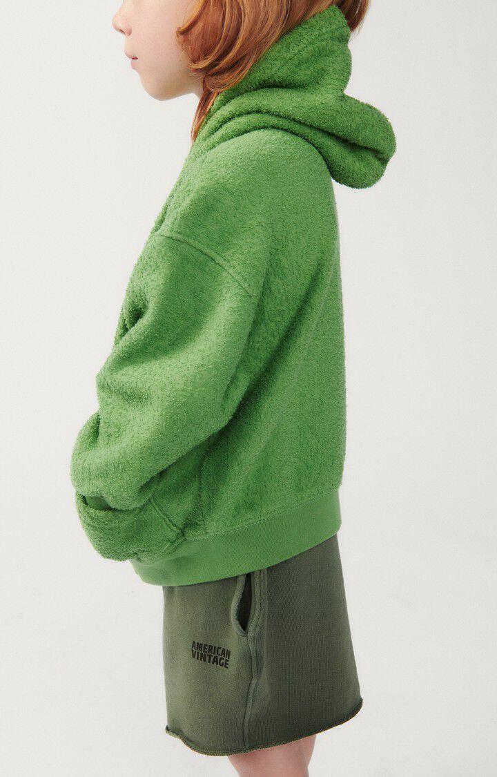 American Vintage Sweat Enfant Bobypark - CITRONELLE 32 Manches Longues Vert - E24