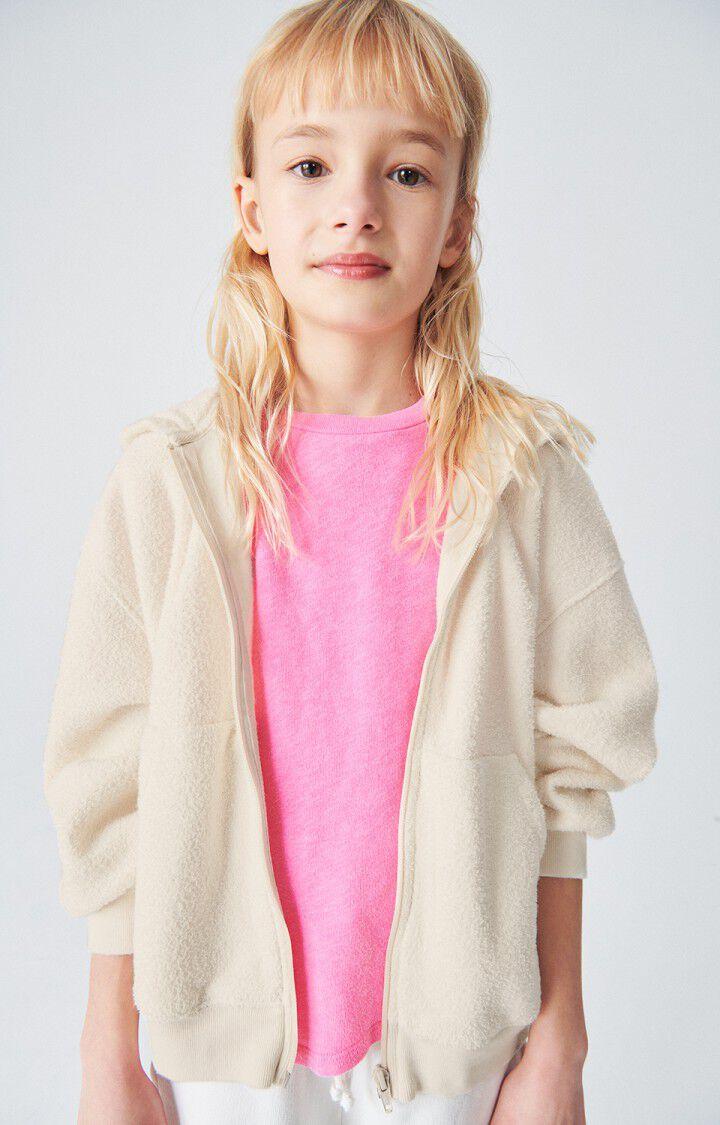 american vintage Sweat enfant Bobypark - ECRU 32 Manches longues Beige - E25