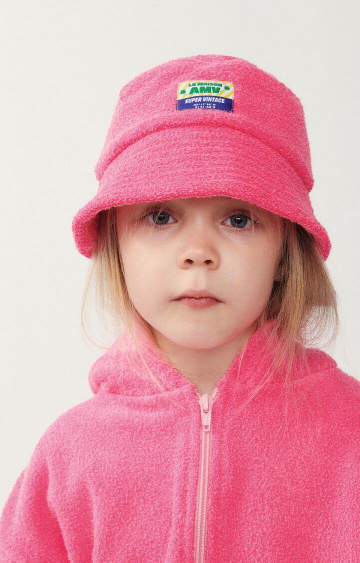 American Vintage Sweat Enfant Bobypark - PINK ACID FLUO 32 Manches Longues Rose - E24