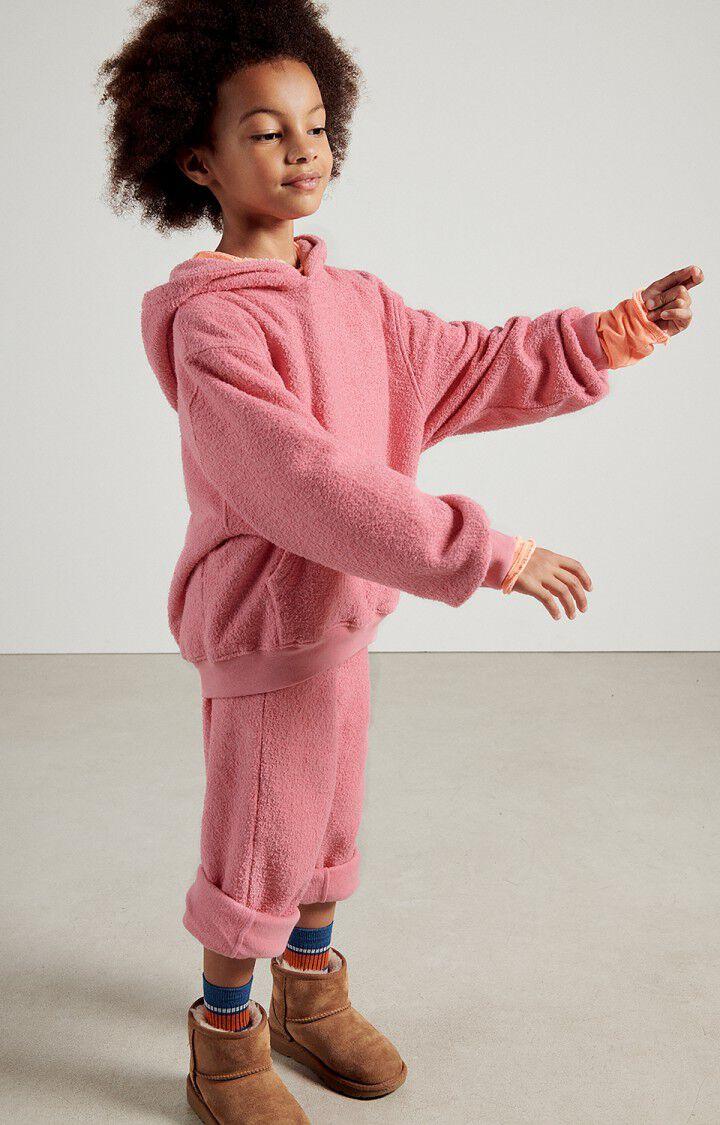 American Vintage Sweat Enfant Bobypark - TENDRESSE CHINE 36 Manches Longues Rose - E24