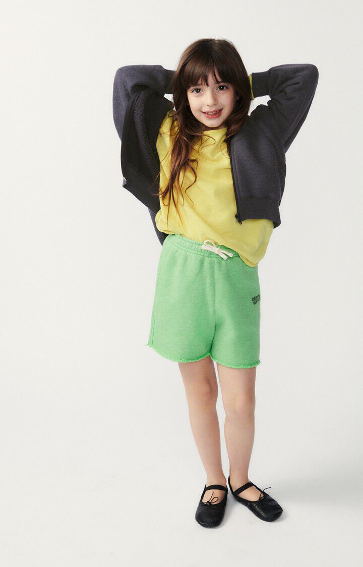 American Vintage Sweat Enfant Doven - CARBONE SURTEINT 33 Manches Longues Noir - E25