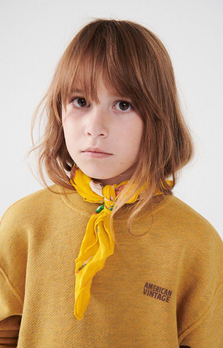 American Vintage Sweat Enfant Doven - CURRY SURTEINT 32 Manches Longues Jaune - H24