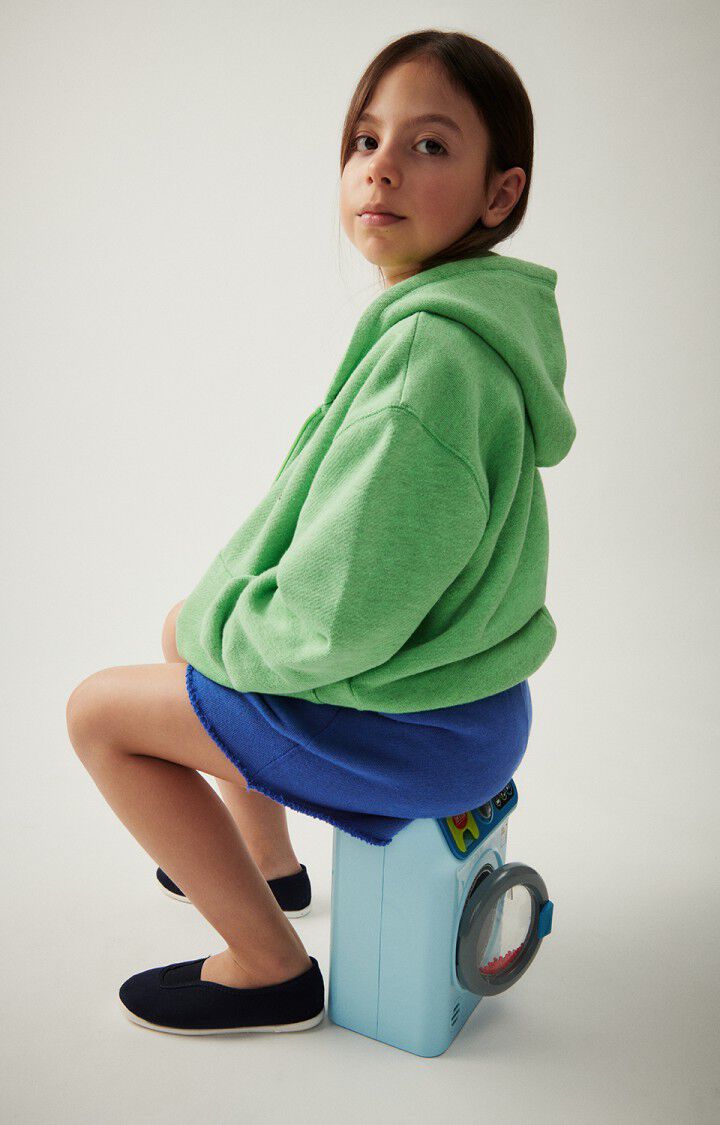 American Vintage Sweat Enfant Doven - PERRUCHE SURTEINT 33 Manches Longues Vert - E24