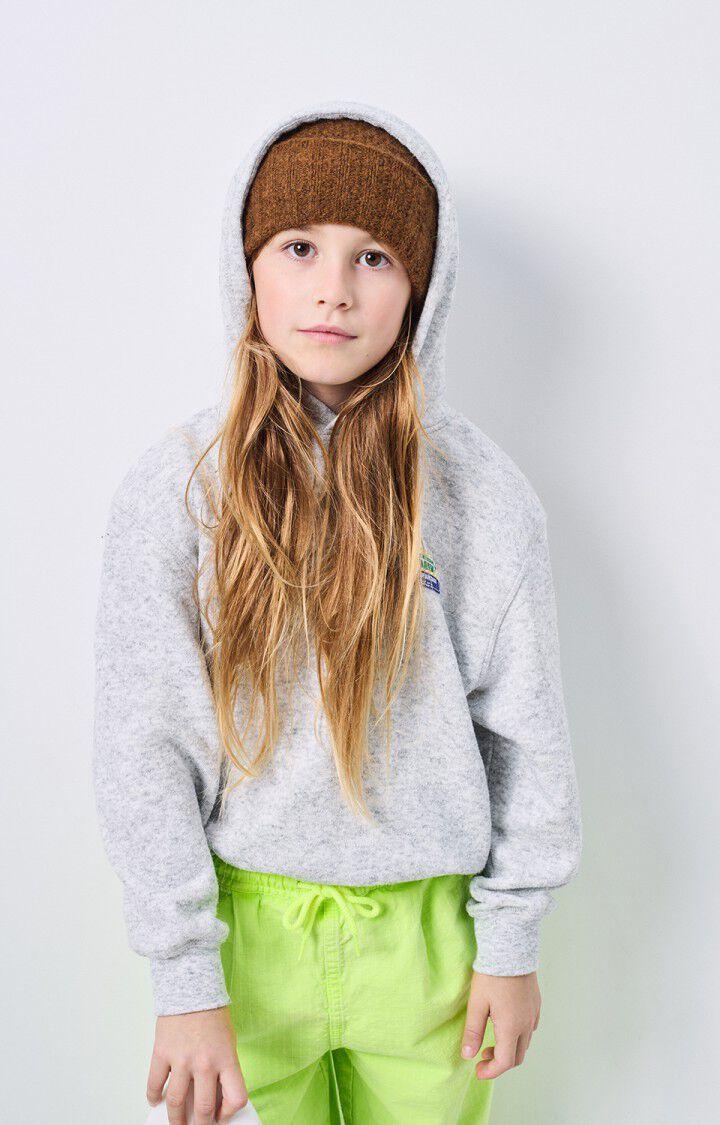 american vintage Sweat enfant Evona - GRIS CLAIR CHINE 36 Manches longues Gris - E25