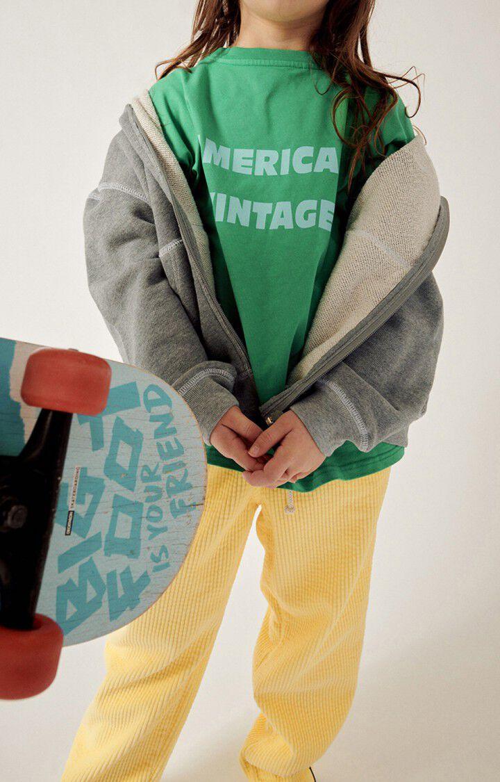american vintage Sweat enfant Gupcity - GRIS CHINE 34 Manches longues Gris - H23