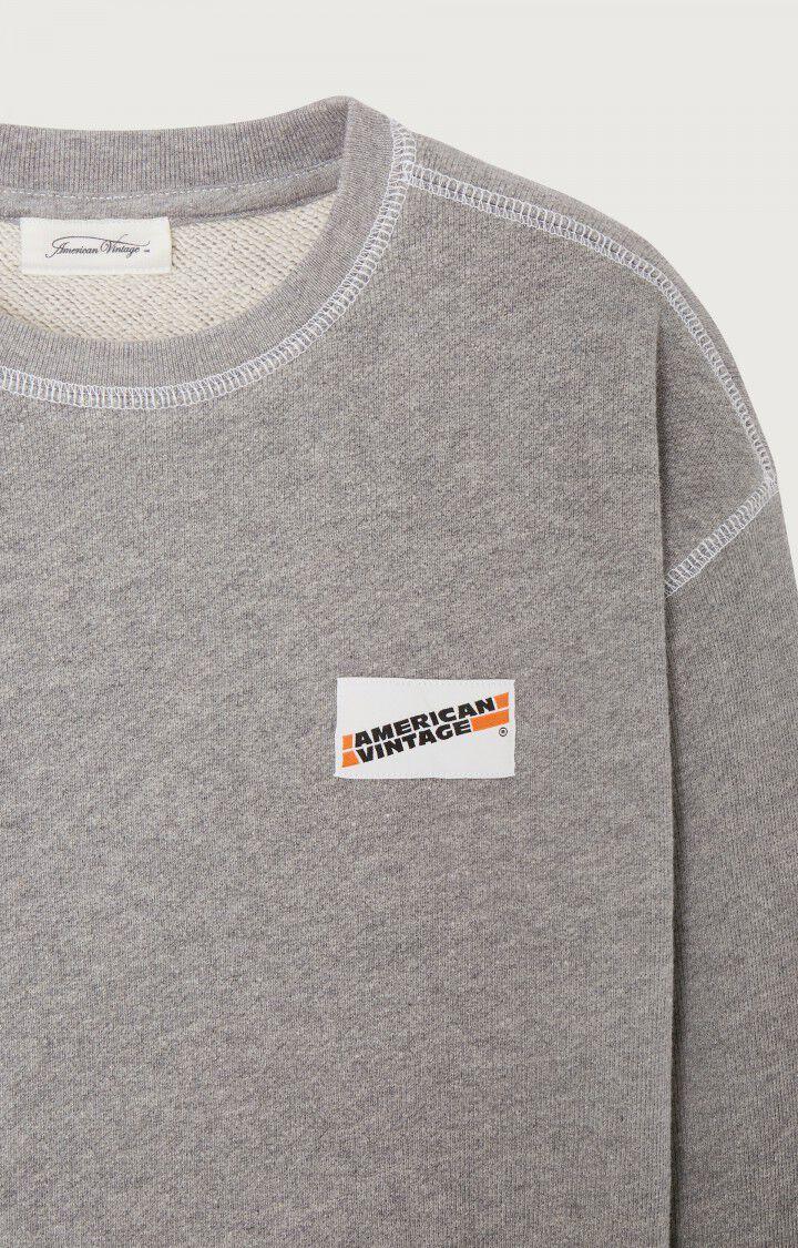 American Vintage Sweat Enfant Gupcity - GRIS CHINE Manches Longues Gris - H22B