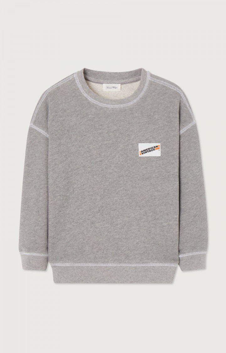 american vintage Sweat enfant Gupcity - GRIS CHINE Manches longues Gris - H22B