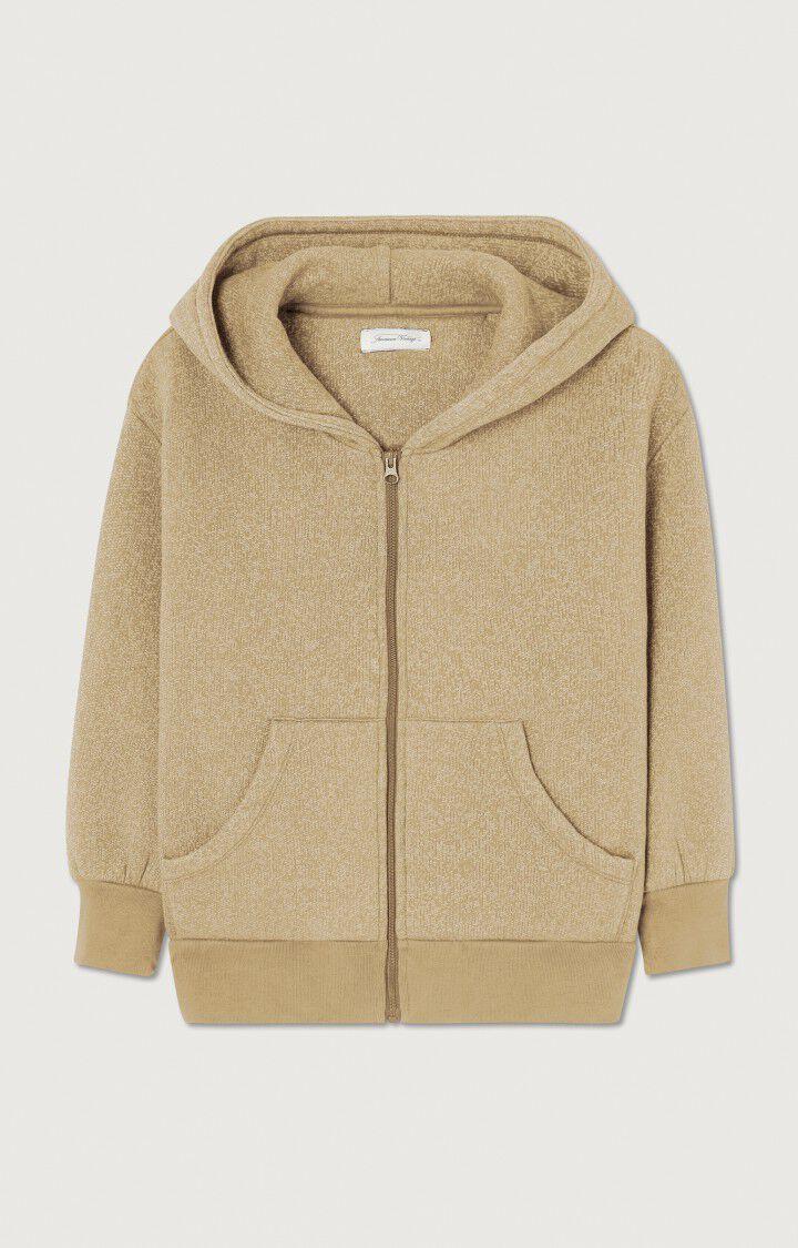 American Vintage Sweat Enfant Ikatown - CAFE AU LAIT VINTAGE Marron - H22