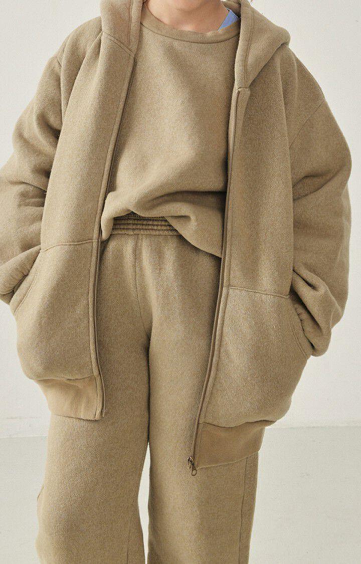 american vintage Sweat enfant Ikatown - CAFE AU LAIT VINTAGE Marron - H22