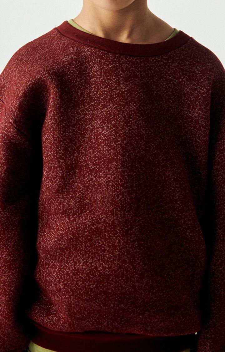 american vintage Sweat enfant Ikatown - CANNEBERGE VINTAGE Rouge - H22